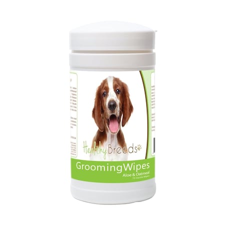 Pamperedpets Welsh Springer Spaniel Grooming Wipes - 70 Count PA3498601